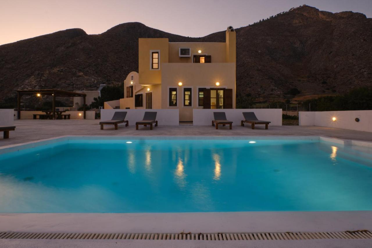 Private Villa Evgenia With Swimming Pool Perissa  Exterior photo